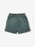 Ensemble 3 pièces bébé fille tee-shirt, short velours et bandeau vert foncé - vertbaudet enfant 