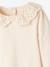 T-shirt bébé col brodé manches longues beige clair+rayé marine+rayé rouge - vertbaudet enfant 