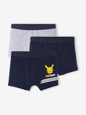Garçon-Sous-vêtement-Slip, Boxer-Lot de 3 boxers Pokémon®