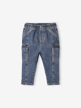 Baby-Trousers & Jeans-Jeans with Side Pockets for Babies