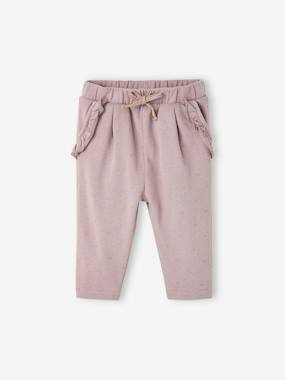 Fleece Trousers for Baby Girls  - vertbaudet enfant