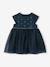 Occasion Wear Dress in Sateen & Iridescent Tulle, for Babies night blue - vertbaudet enfant 