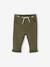 Trousers with Elasticated Waistband, for Babies khaki - vertbaudet enfant 