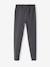 Lot de 2 leggings fille Basics anthracite+écru+gris chiné+noir+lot gris anthracite + bleu mar - vertbaudet enfant 