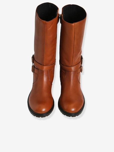 Leather Riding Boots for Girls  - vertbaudet enfant 