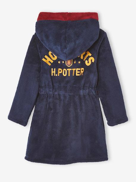 Harry Potter® Bathrobe for Boys BLUE DARK SOLID WITH DESIGN - vertbaudet enfant 