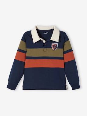 Boys-Tops-Polo Shirts-Striped Polo Shirt for Boys