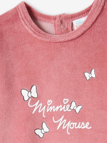 Pack of 2 Minnie Mouse Sleepsuits for Girls, by Disney® PURPLE DARK SOLID WITH DESIGN - vertbaudet enfant 