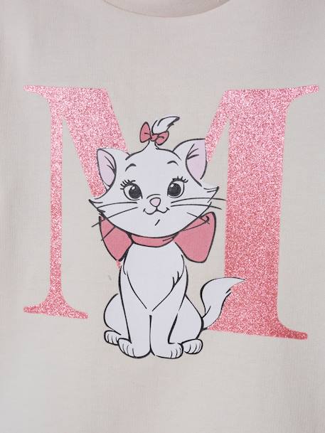 Marie of The Aristocats by Disney® Sweatshirt for Girls PINK LIGHT SOLID WITH DESIGN - vertbaudet enfant 