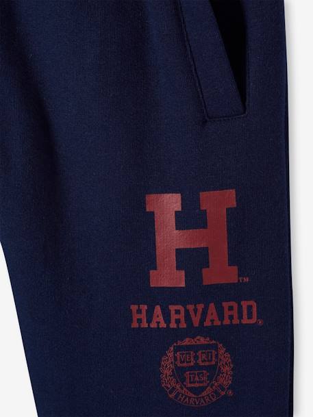 Harvard® Sports Bottoms for Boys BLUE DARK SOLID WITH DESIGN - vertbaudet enfant 