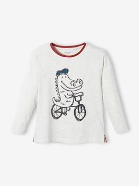 Garçon-Collection sport-Tee-shirt motif ludique crocodile garçon