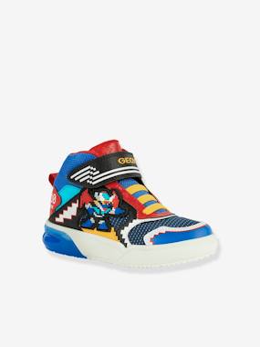 High-Top Light-Up Trainers for Boys, Grayjay by GEOX®  - vertbaudet enfant