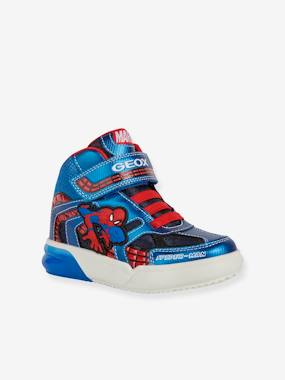 High-Top Light-Up Trainers for Boys, Grayjay by GEOX®  - vertbaudet enfant