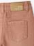 Embroidered Slim Leg Trousers in Stretchy Cotton, for Babies BROWN MEDIUM SOLID WITH DESIGN - vertbaudet enfant 