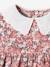 Robe romantique bébé col en broderie anglaise rose imprimé - vertbaudet enfant 