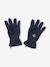 Polar Fleece Gloves for Boys BLUE DARK TWO COLOR/MULTICOL - vertbaudet enfant 