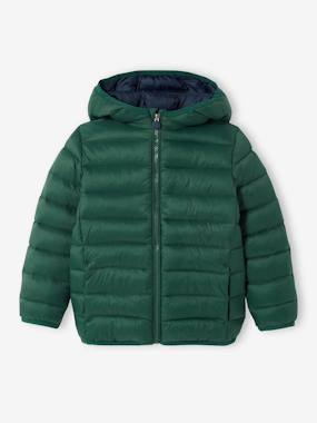Boys-Coats & Jackets-Lightweight Jacket with Recycled Polyester Padding & Hood for Boys
