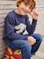 Straight indestructible jeans for boys BLUE DARK SOLID+BLUE DARK WASCHED - vertbaudet enfant 