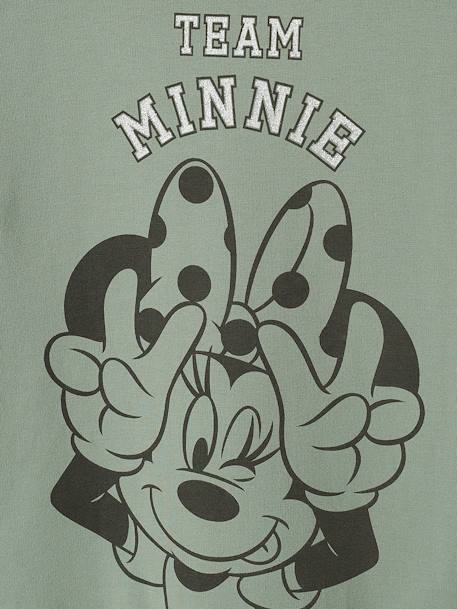 Minnie Mouse by Disney® Hoodie for Girls GREEN DARK SOLID WITH DESIGN - vertbaudet enfant 