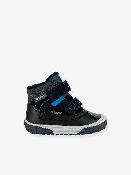 High Top Trainers for Baby Boys, Omar Boy WPF by GEOX® navy blue+yellow - vertbaudet enfant 