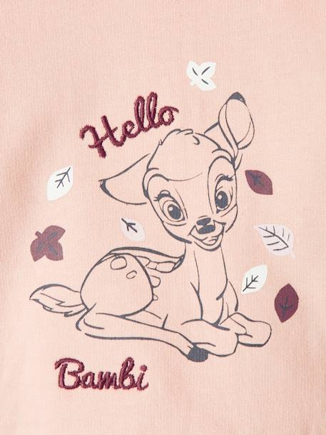 Ensemble fille 2 pièces Disney® Bambi ROSE CLAIR UNI AVEC DECOR - vertbaudet enfant 