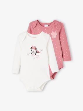 Pack of 2 Bodysuits, Minnie Mouse by Disney®, for Babies  - vertbaudet enfant