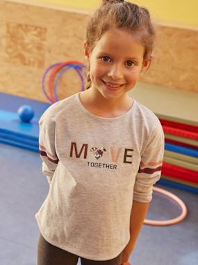 "Move together" Sports Sweatshirt for Girls  - vertbaudet enfant