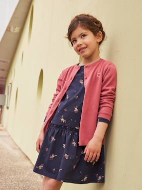 Long Sleeve Printed Dress for Girls  - vertbaudet enfant