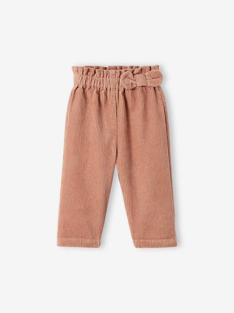 Wide Corduroy Trousers for Babies  - vertbaudet enfant 