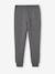 Pantalon de sport en molleton garçon GRIS ANTHRACITE CHINE - vertbaudet enfant 