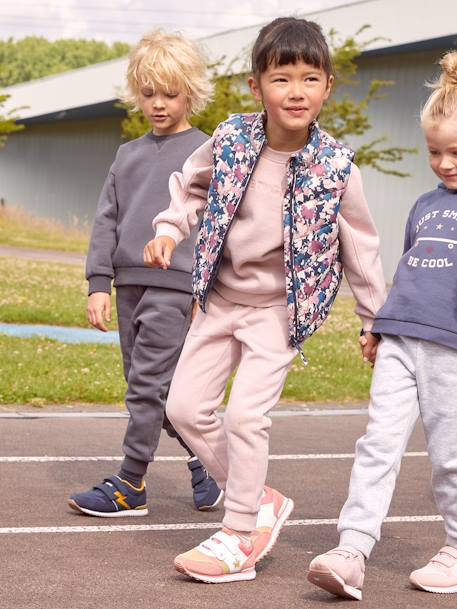 Ensemble sweat et jogging 'Move together' en molleton fille rose - vertbaudet enfant 