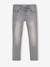 MorphologiK slim jeans large hip size with wear for girls BLACK DARK SOLID+Denim Blue+GREY DARK SOLID - vertbaudet enfant 
