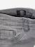 Jean slim MorphologiK fille tour de hanches LARGE avec usures BLEU FONCE DELAVE+denim black+DENIM GREY - vertbaudet enfant 