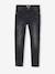 MorphologiK slim jeans large hip size with wear for girls BLACK DARK SOLID+Denim Blue+GREY DARK SOLID - vertbaudet enfant 