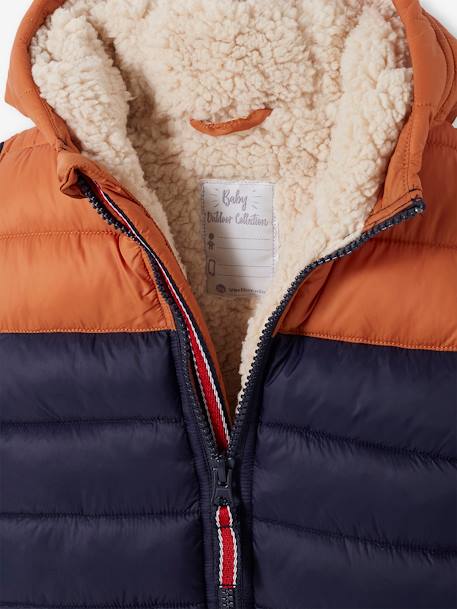 Combipilote bébé colorblock doublée et matelassée encre - vertbaudet enfant 