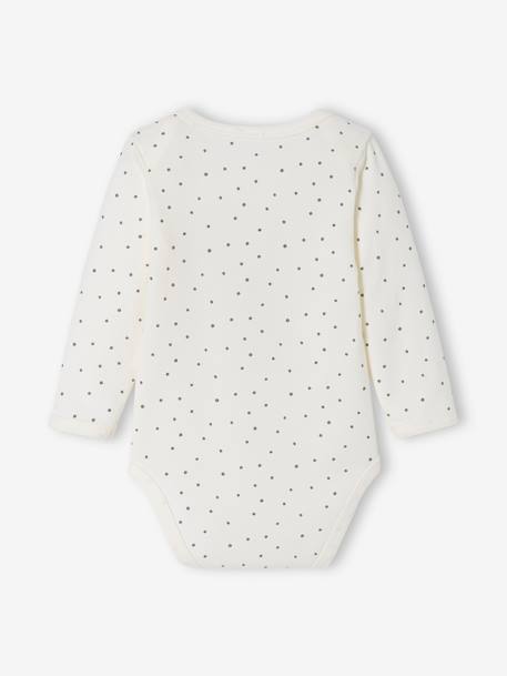 Long Sleeve Christmas Bodysuit for Babies, Family Capsule Collection ecru - vertbaudet enfant 