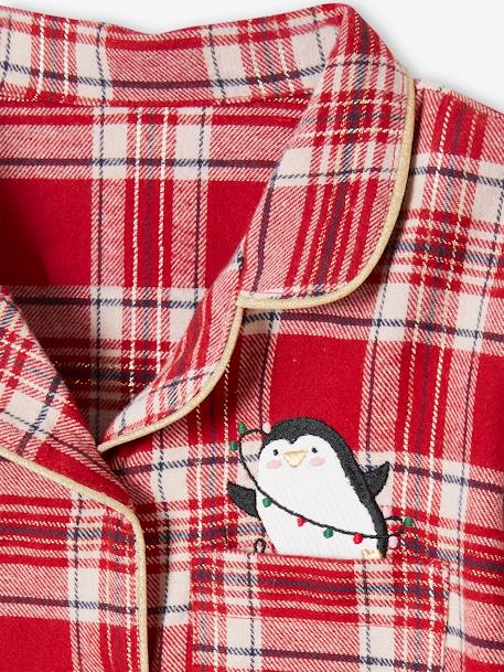Christmas Flannel Nightie + Leggings for Girls  - vertbaudet enfant 