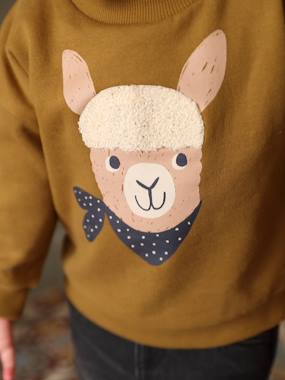 Llama Sweatshirt, in Fleece, for Babies  - vertbaudet enfant