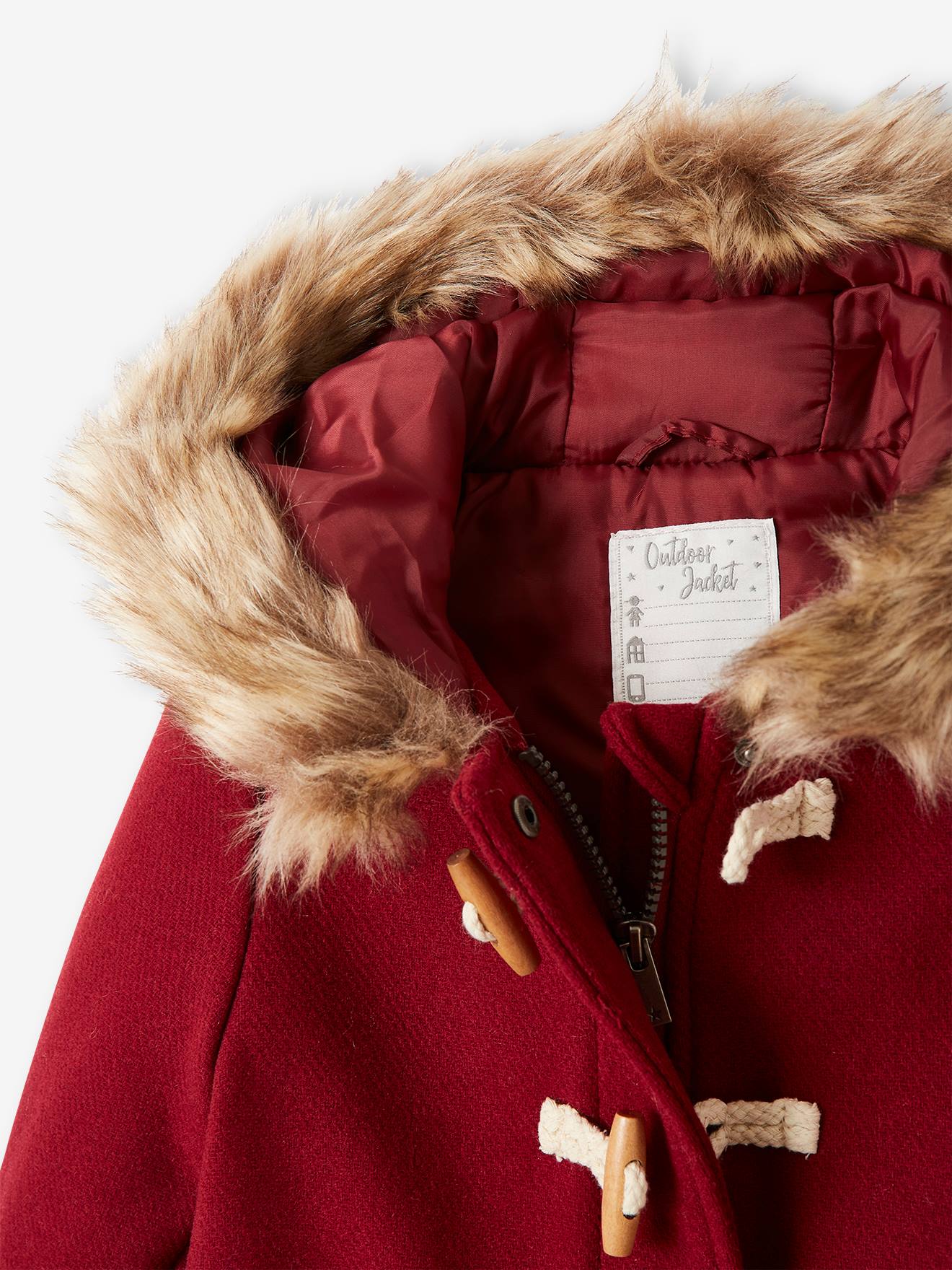 Red L discount 65% WOMEN FASHION Coats Casual Classic Duffel coat 