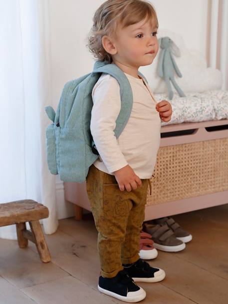 Grandad-Style Long-Sleeved Top for Baby Boys BEIGE LIGHT SOLID - vertbaudet enfant 