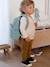 Grandad-Style Long-Sleeved Top for Baby Boys BEIGE LIGHT SOLID - vertbaudet enfant 