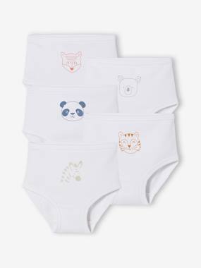Pack of 5 Nappy Cover Briefs in Pure Cotton, for Babies  - vertbaudet enfant