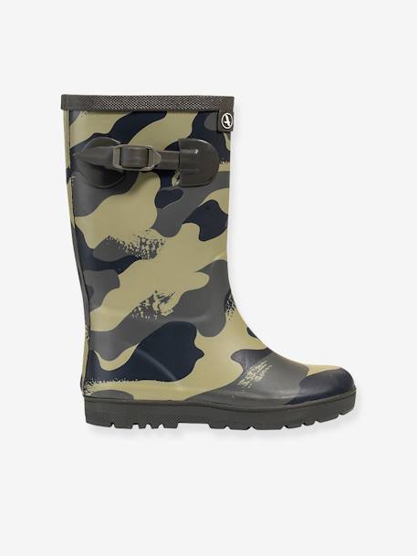Wellies for Kids, Woody Pop by AIGLE® khaki - vertbaudet enfant 