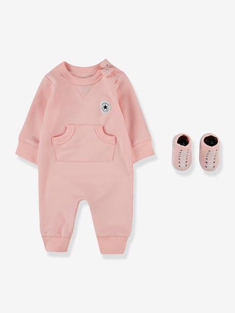 Set of 2 Items: Jumpsuit + Socks, Lil Chuck by CONVERSE pale pink - vertbaudet enfant 