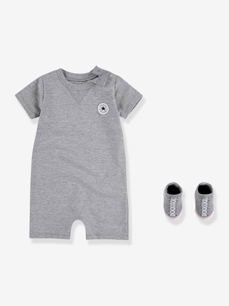 Set of 2 Items: Jumpsuit + Socks, Lil Chuck by CONVERSE grey+rose - vertbaudet enfant 
