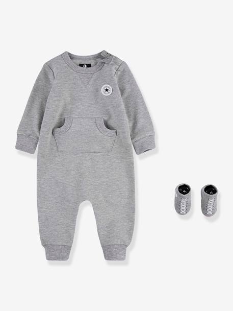 Set of 2 Items: Jumpsuit + Socks, Lil Chuck by CONVERSE grey - vertbaudet enfant 