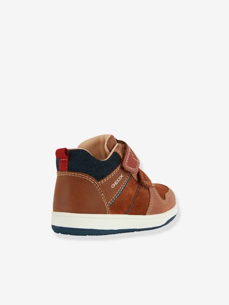 High Top Trainers for Baby, New Flick Boy by GEOX® dark brown - vertbaudet enfant 