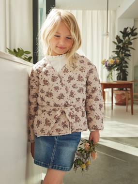 Reversible Quilted Jacket for Girls  - vertbaudet enfant