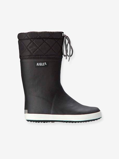 Bottes de pluie fourrées enfant Lolly Pop Giboulée marine blanc+noir blanc+rouge/blanc - vertbaudet enfant 