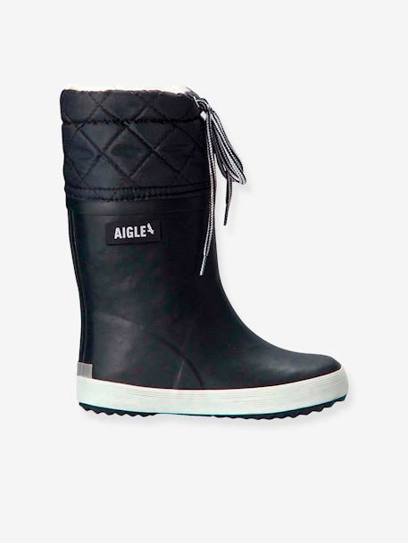 Bottes de pluie fourrées enfant Lolly Pop Giboulée marine blanc+noir blanc+rouge/blanc - vertbaudet enfant 